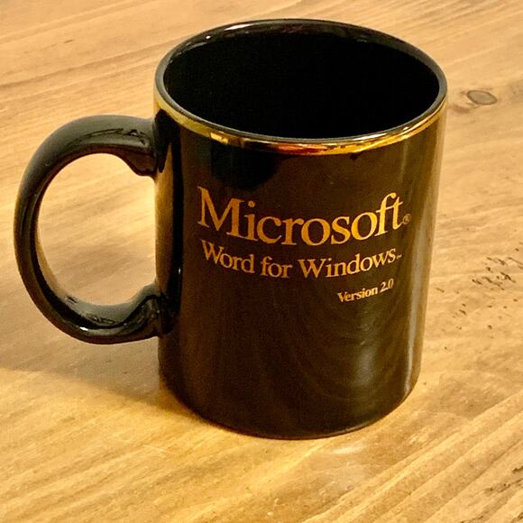 Software House International SHI Coffee Mug Cup Microsoft Word for Windows 2.0 - Picture 5 of 9